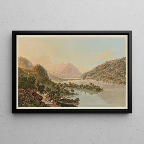 Heinrich Rieter - Ve prise Iseltwald sur le lac de Brientz.webp