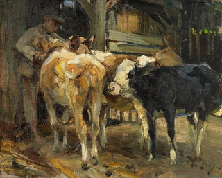 Heinrich Von Zgel - Khe vor dem Stall.webp