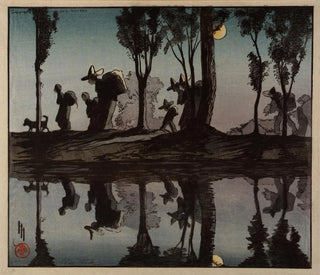 Lumière de lune sur le canal Viga - Helen Hyde — näkymä teoksesta
