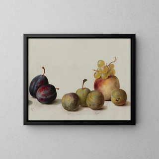 Helen Searle - Plums Peach And Grapes.webp