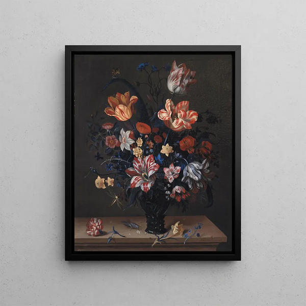 Helena Roouers - Tulips And Other Flowers In A Rummer.webp