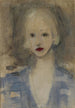 Vaalea nainen - Helene Schjerfbeck — näkymä teoksesta