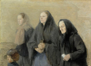 Helene Schjerfbeck - Churchgoers Easter Morning 1895  1900.webp