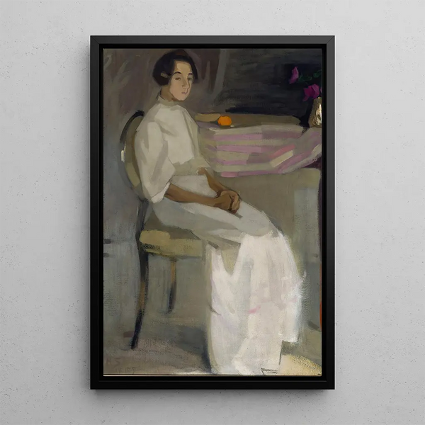 Puku II - Helene Schjerfbeck — kehystetty taideteos seinällä