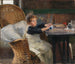 Le Convalescent - Helene Schjerfbeck — näkymä teoksesta