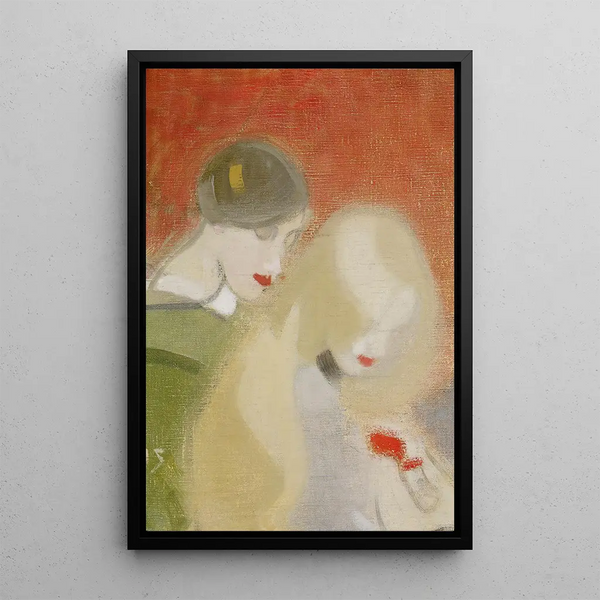 Perintö - Helene Schjerfbeck — kehystetty taideteos seinällä