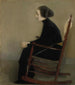 La couturière La femme qui travaille - Helene Schjerfbeck — näkymä teoksesta
