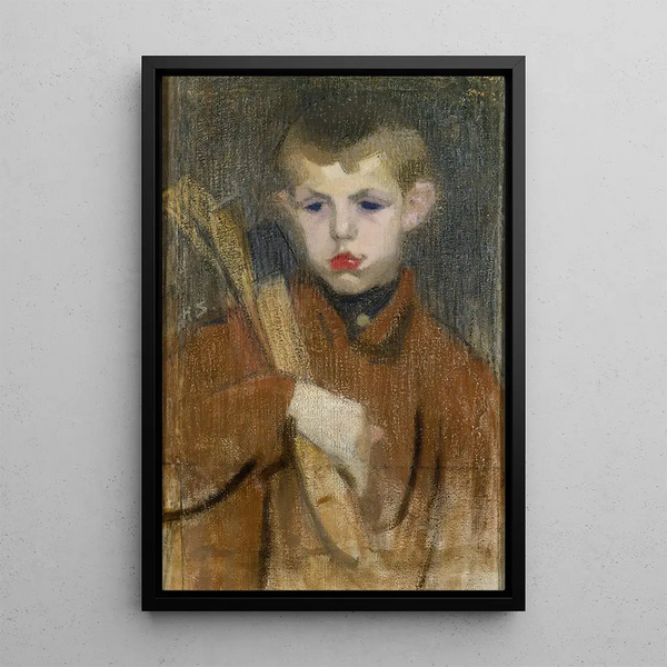 Metsuri I - Helene Schjerfbeck — kehystetty taideteos seinällä