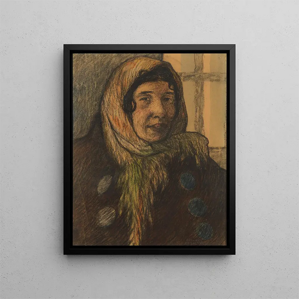 Helmer Osslund - Head of a Woman.webp