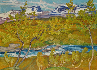 Helmer Osslund - The Lapporten Valley Lapland.webp