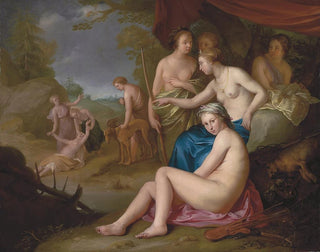 Diane et Callisto - Hendrick Bloemaert — näkymä teoksesta
