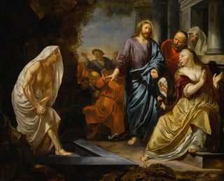 La Résurrection de Lazare - Hendrick Heerschop — näkymä teoksesta