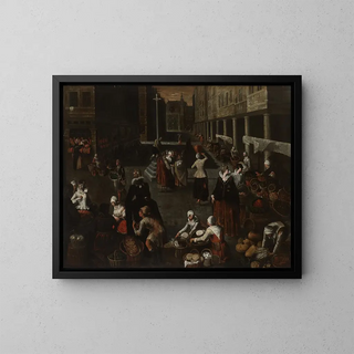 Hendrick Van Steenwijk The Elder - Market Scene.webp