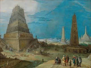 Hendrick van Cleve III - Nimrod supervising the construction of the Tower of Babel.webp