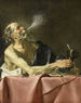Le fumeur, allégorie de la fugacité - Hendrick van Someren — näkymä teoksesta