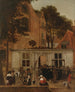 La remise d'un diplôme à l'Université de Leyde vers 1650 - Hendrick van der Burgh — näkymä teoksesta