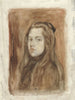 Portrait d'une fille aux cheveux longs - Hendrik Johannes Haverman — näkymä teoksesta