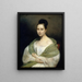 Portrait d'Adélaïde Rousseau Scheffer - Hendrik Scheffer — kehystetty taideteos seinällä