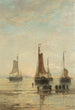 Scheveningenin ankkuroituneet laivat - Hendrik Willem Mesdag — näkymä teoksesta