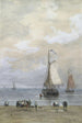 Kalojen lajittelu - Hendrik Willem Mesdag — näkymä teoksesta
