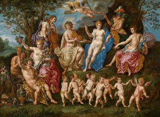 Parnasse - Hendrik de Clerck — näkymä teoksesta