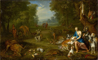 Hendrik van Balen - Landscape with Diana and her Bag.webp