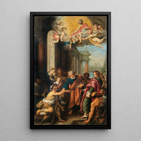 Hendrik van Balen - Saint Peter healing a lame man.webp