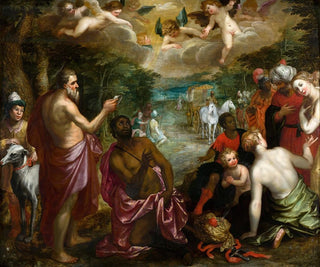Hendrik van Balen - The Baptism of the Chamberlain of Queen Candace of Ethiopia.webp