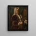 Dirk van Cloon 1730-1735 - Hendrik van den Bosch — kehystetty taideteos seinällä
