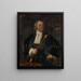 Hendrik Swaardcroon 1718-1725 - Hendrik van den Bosch — kehystetty taideteos seinällä