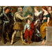 Maalauksen jäljennös Henri IV:n luottamusregentin Marie de Médicisille - Eugène Delacroix