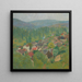 Henri Martin - Labastide-du-Vertin kesän kattojen näkymä - Henri Martin — kehystetty taideteos seinällä