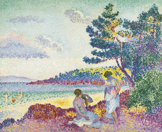 Baigneuses - Henri-Edmond Cross — näkymä teoksesta