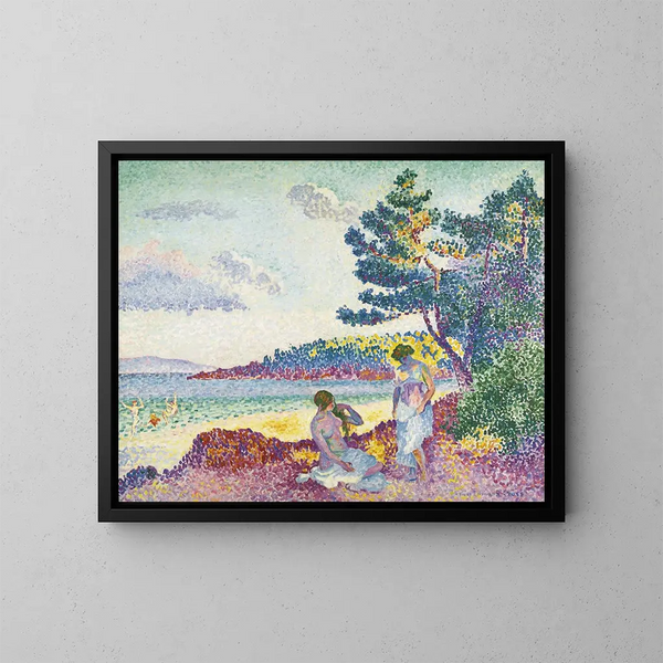 Baigneuses - Henri-Edmond Cross — kehystetty taideteos seinällä