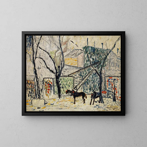 Boulevard - Henri-Edmond Cross — kehystetty taideteos seinällä