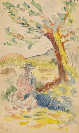 HenriEdmond Cross - Femme sous un arbre.webp
