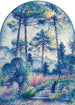 Puutarha Provencessa - Henri-Edmond Cross — näkymä teoksesta