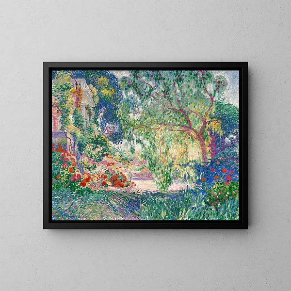 Le faux poivrier de Provence - Henri-Edmond Cross — kehystetty taideteos seinällä
