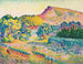 Maisema Cap Nègre - Henri-Edmond Cross — näkymä teoksesta