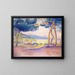 Pins le long de la côte - Henri-Edmond Cross — kehystetty taideteos seinällä