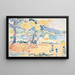 Henri-Edmond Crossin Pins sur la côte — kehystetty taideteos seinällä