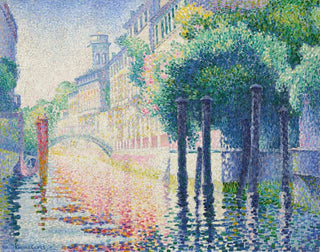 Rio San Trovaso, Venetsia - Henri-Edmond Cross — näkymä teoksesta