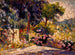 La terrasse fleurie - Henri-Edmond Cross — näkymä teoksesta