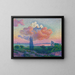 Le Nuage rose - Henri-Edmond Cross — kehystetty taideteos seinällä