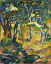 Une clairière en Provence - Henri-Edmond Cross — näkymä teoksesta