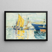 Venetsian maalaus, Giudecca - Henri-Edmond Cross — kehystetty taideteos seinällä