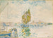Venetsian vene maalaus Giudeccan kanavalla - Henri-Edmond Cross — näkymä teoksesta
