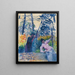 tutkimus puutarhasta Provençassa - Henri-Edmond Cross — kehystetty taideteos seinällä