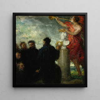 Kunnianosoitus Eugène Delacroix'lle - Henri Fantin-Latour