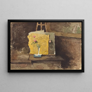 HenriJoseph Harpignies - A Corner of a Studio.webp